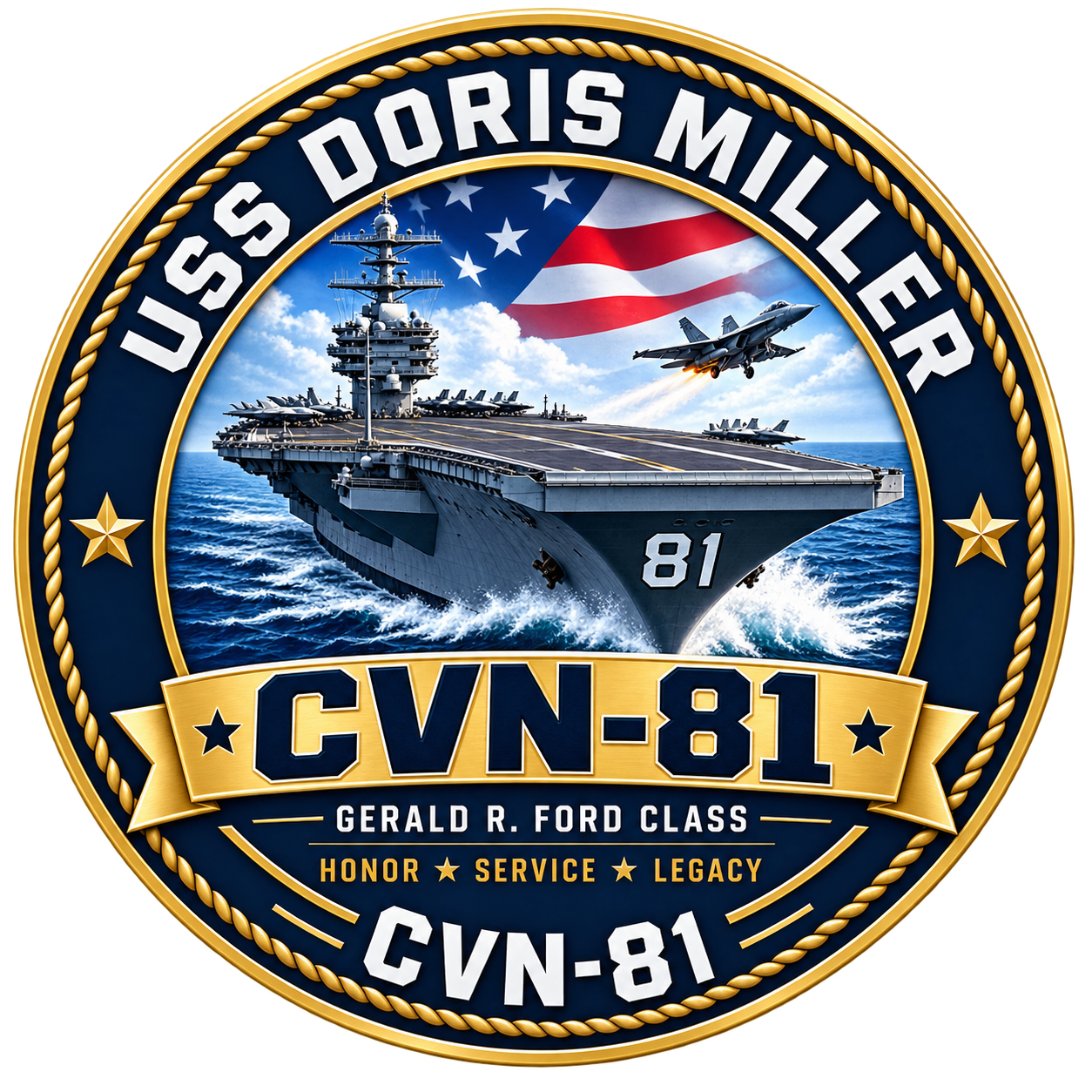 Unofficial CVN-81.com commemorative emblem